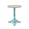 Haven Sawar Marble Restaurant Table with Metal Legs - Small