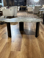 Thrice Wood Coffee Table with Marble thumbnail 1