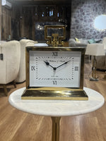 Vesper Stainless Steel Table Clock with Aluminium thumbnail 1