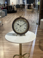 Fable Wood Table Clock with Aluminium, Glass thumbnail 1