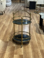 Lorne Stainless Steel Aluminium Trolley - Green Marble thumbnail 3