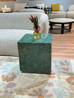 Sable Marble SideTable with Wheel - Green Marble thumbnail 2