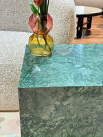 Sable Marble SideTable with Wheel - Green Marble thumbnail 4