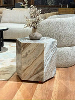Holden Sawar Marble Coffee Table with Wheel thumbnail 1