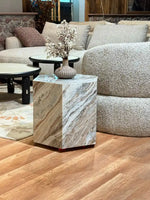 Holden Sawar Marble Coffee Table with Wheel thumbnail 3