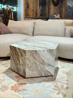 Birch Sawar Marble Coffee Table with Wheel thumbnail 2