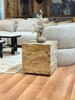 Sable Marble SideTable with Wheel - Panther Marble thumbnail 5