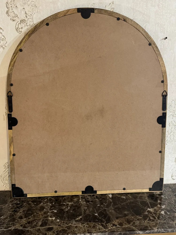 Cedric Mango Wood Mirror Frame real view 4