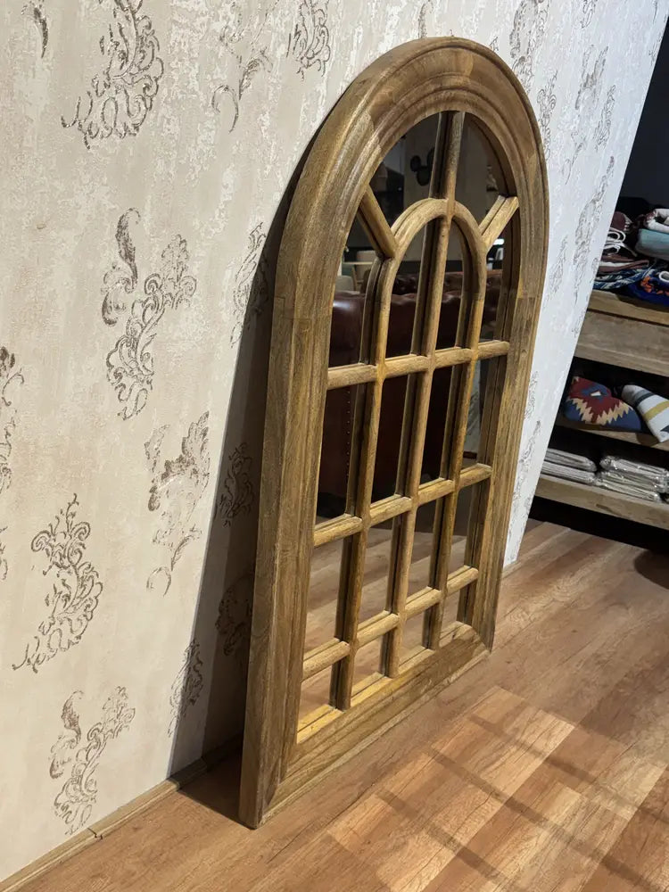 Alder Mango Wood Mirror Frame real view 3