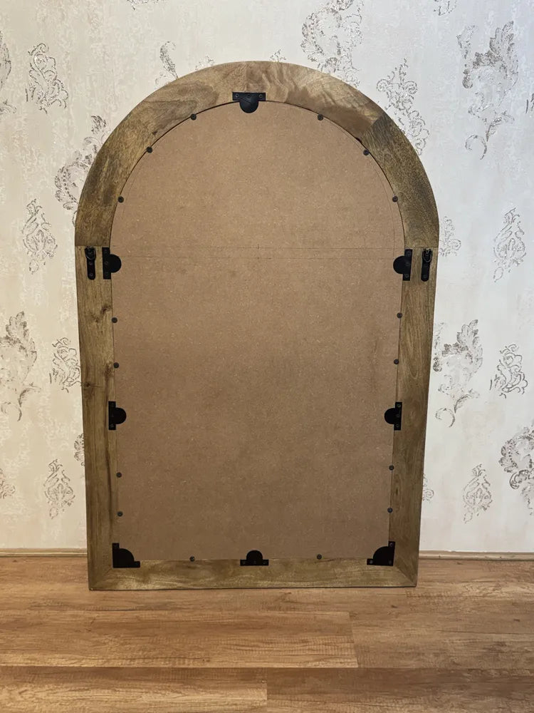 Alder Mango Wood Mirror Frame real view 5