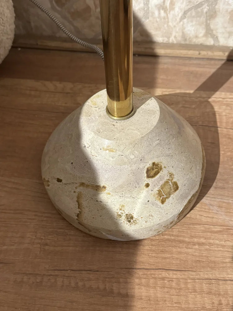 Orion Panther Marble Base Floor Lamp real view 4