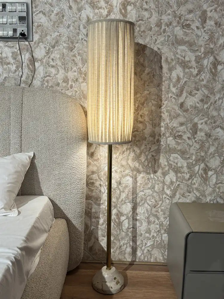 Orion Panther Marble Base Floor Lamp real view 2