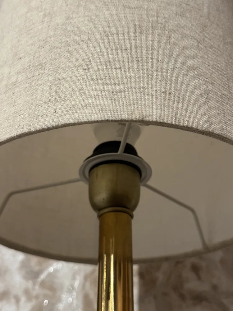 Greer Black Marble Base Floor Lamp real view 4