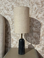 Lyra Black Marble Base Table Lamp thumbnail 1