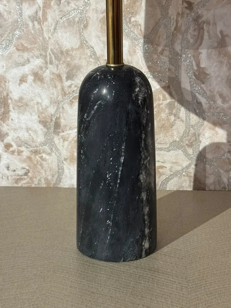 Lyra Black Marble Base Table Lamp real view 6