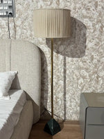 Cypress Green Marble Base Floor Lamp thumbnail 1