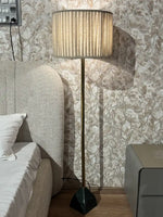 Cypress Green Marble Base Floor Lamp thumbnail 2