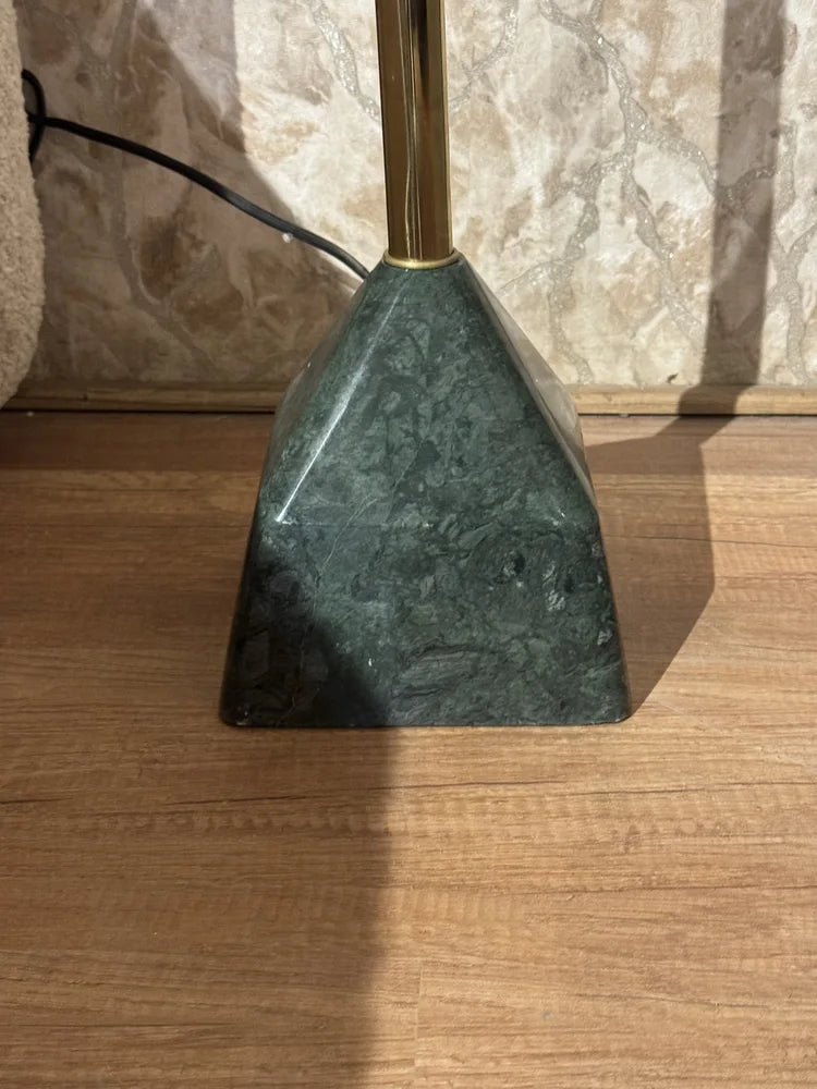 Cypress Green Marble Base Floor Lamp real view 5