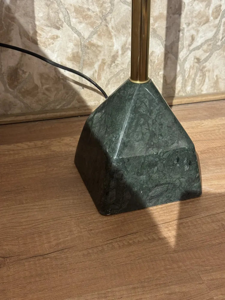 Cypress Green Marble Base Floor Lamp real view 6