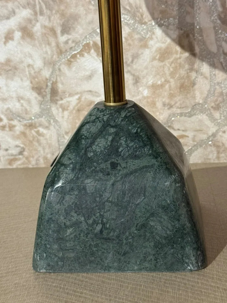Hazel Green Marble Base Table Lamp real view 5