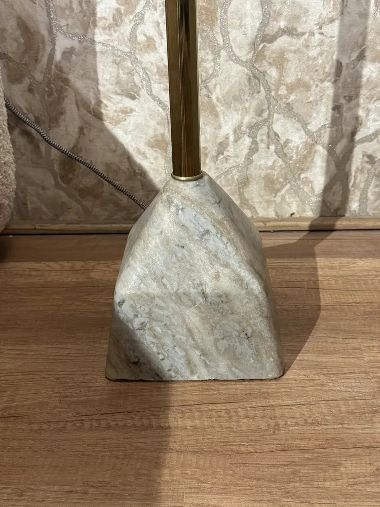 Theron Sawar Marble Base Floor Lamp real view 5