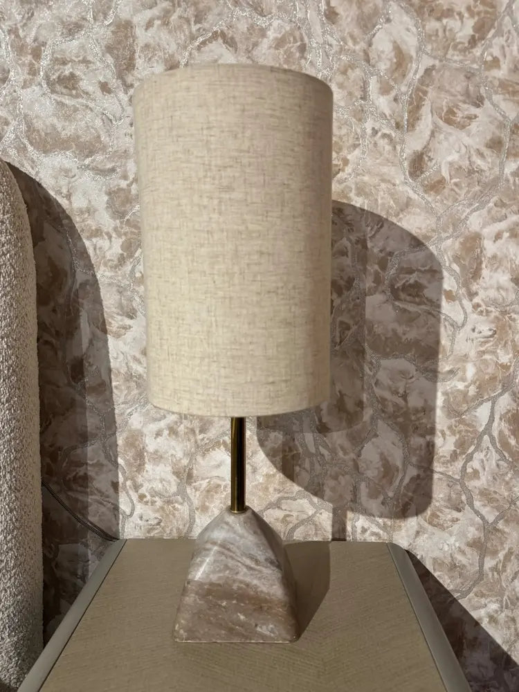 Mabel Sawar Marble Base Table Lamp real view 1