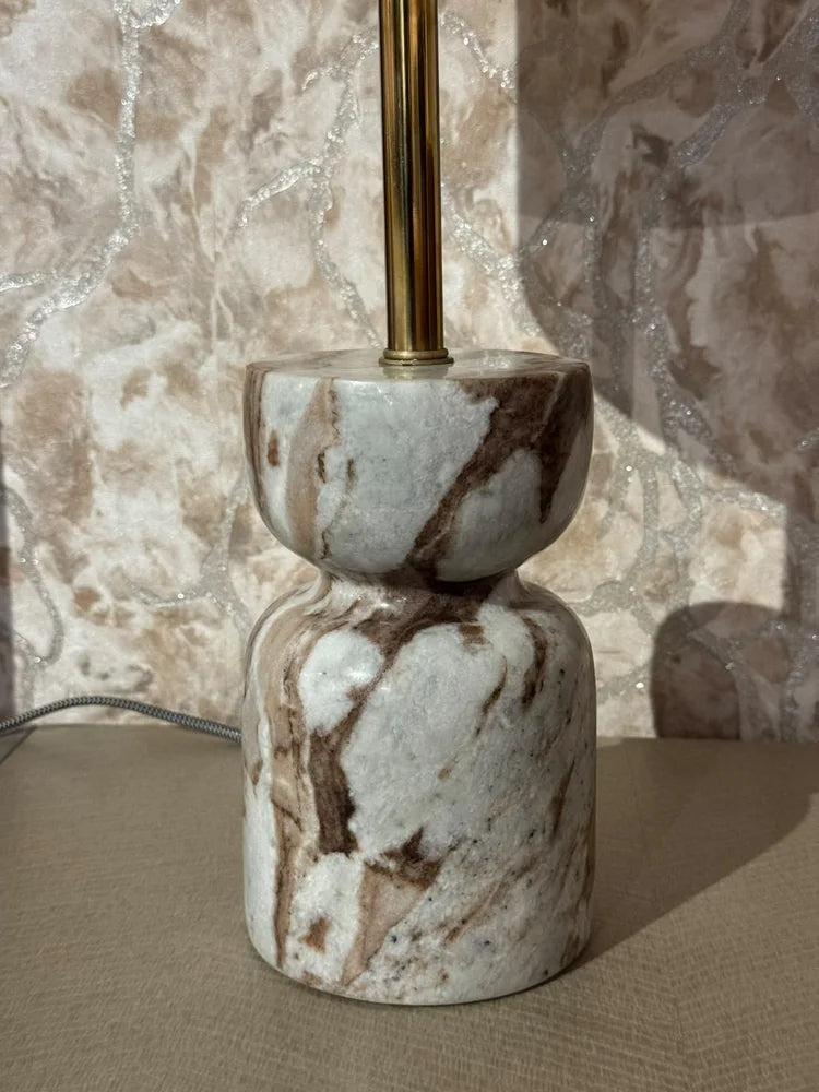 Vera Sawar Marble Base Table Lamp real view 5