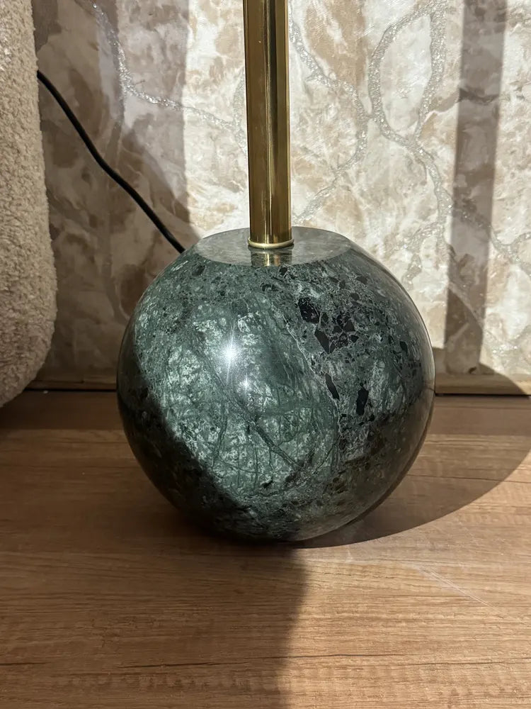 Arbor Green Marble Base Floor Lamp real view 2