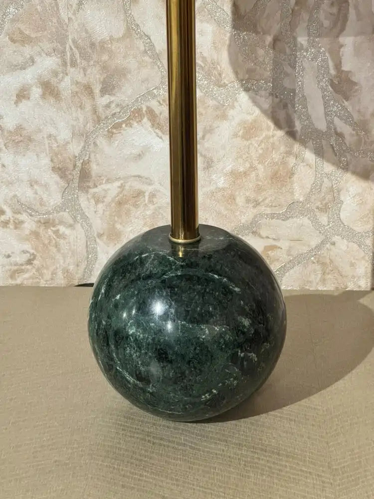 Della Green Marble Base Table Lamp real view 4