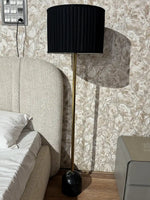 Drake Black Marble Base Floor Lamp thumbnail 1