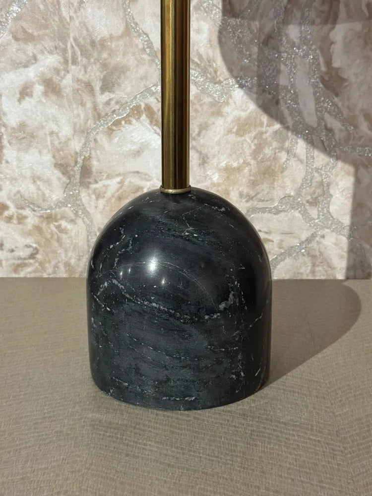Elowen Black Marble Base Table Lamp real view 4