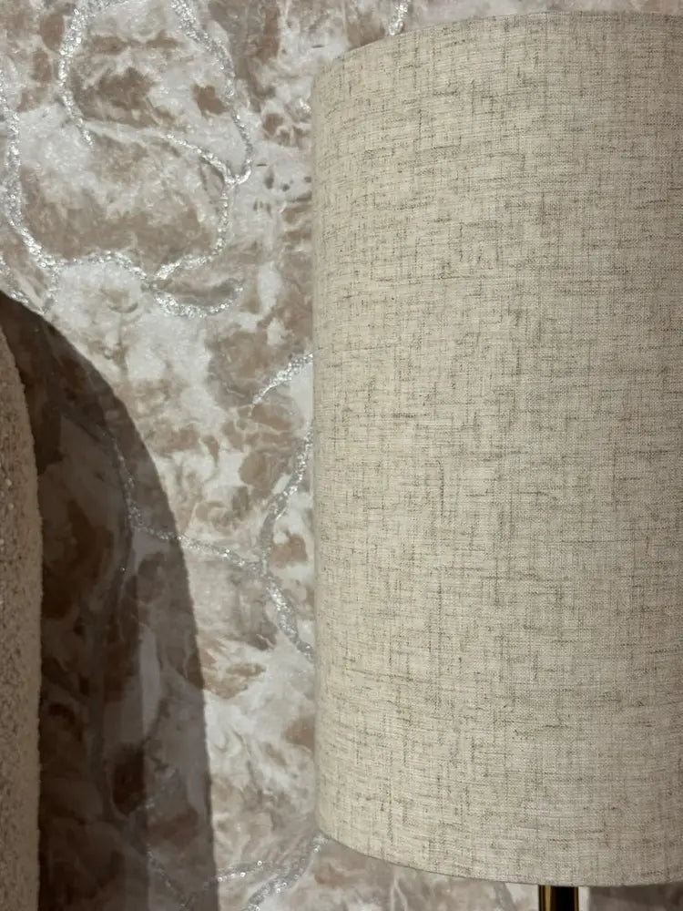 Isla White Banswara Marble Base Table Lamp real view 5