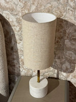 Isla White Banswara Marble Base Table Lamp thumbnail 3