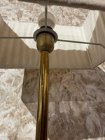 Pearl White Banswara Marble Base Table Lamp thumbnail 3
