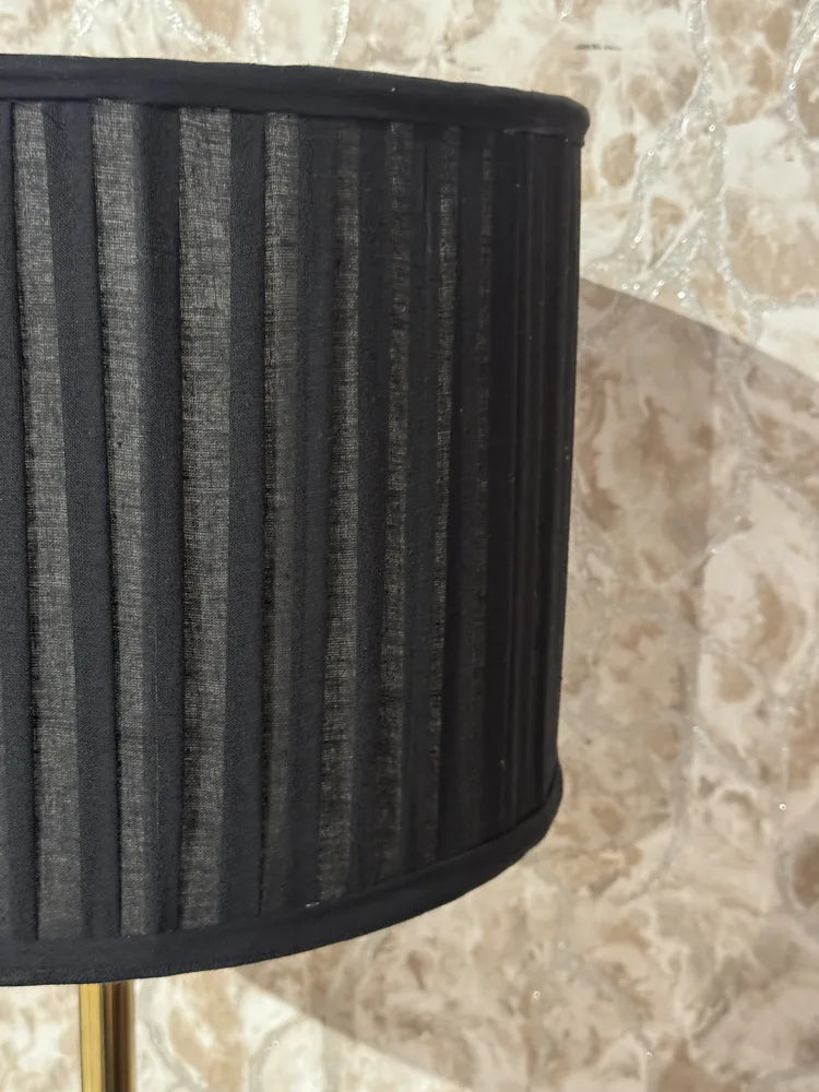 Wolfe Black Marble Base Floor Lamp real view 3