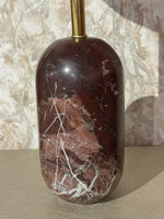 Ruby Red Marble Base Table Lamp thumbnail 3