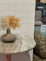 Avalon Sawar Marble Restaurant Table with Metal Legs - Small thumbnail 3