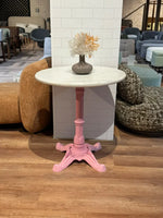 Glacier White Banswara Marble Restaurant Table with Metal Legs - Medium thumbnail 1