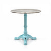 Haven Sawar Marble Restaurant Table with Metal Legs - Medium