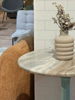 Haven Sawar Marble Restaurant Table with Metal Legs - Medium thumbnail 3