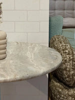 Haven Sawar Marble Restaurant Table with Metal Legs - Medium thumbnail 4