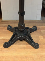 Dalton Sawar Marble Restaurant Table with Metal Legs - Large thumbnail 4