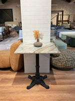 Dalton Sawar Marble Restaurant Table with Metal Legs - Medium thumbnail 2