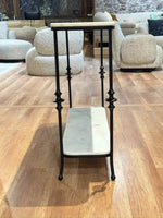 Hugo 2-Tier Marble Console Table with Metal thumbnail 3