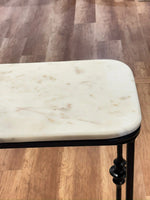 Hugo 2-Tier Marble Console Table with Metal thumbnail 4