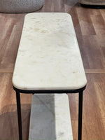 Hugo 2-Tier Marble Console Table with Metal thumbnail 7