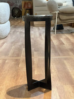 Lana Marble Side Table with Metal thumbnail 1