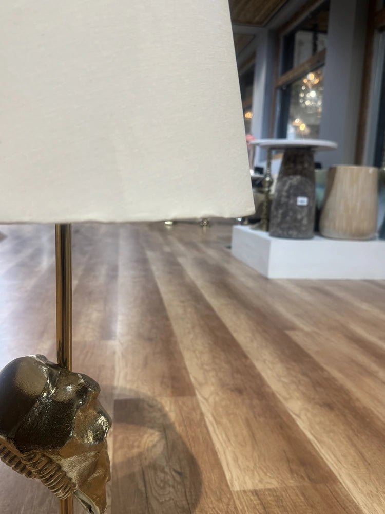 Jain Gold Table Lamp real view 5