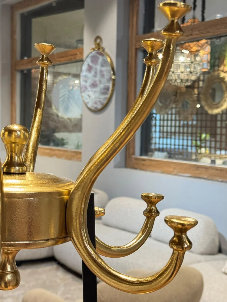 Kiiara Black Gold Metal Coat Hanger real view 4