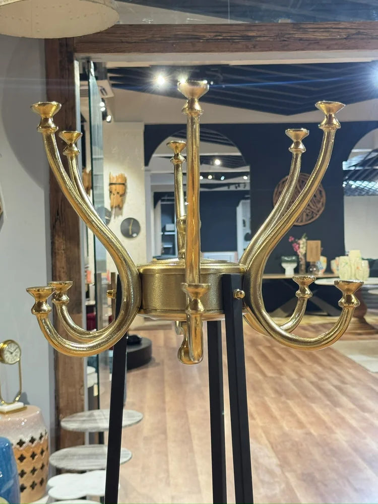 Kiiara Black Gold Metal Coat Hanger real view 3